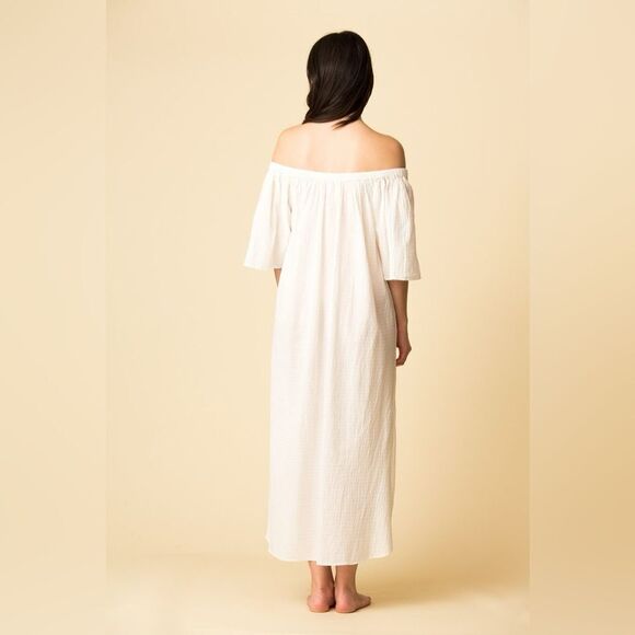 NWT MARA HOFFMAN Kamala Cover Up dress in Ivory - Picture 5 of 14